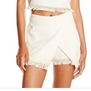 J.O.A skort w/ fringe M